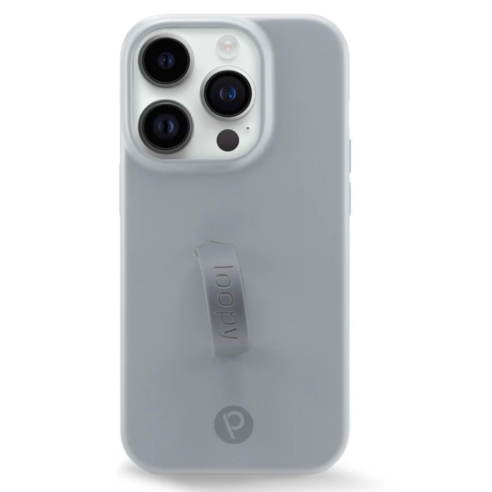 iPhone 14 Pro Loopy Case in Cool Gray